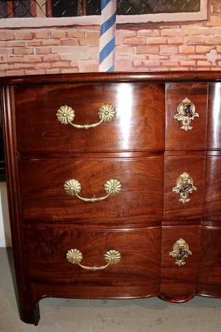 Commode Louis XIV en Acajou de Cuba XVIIIeme