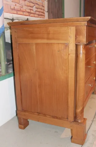 Commode Empire en  Merisier XIXeme