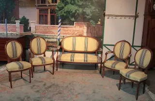 LOUIS XVI STIL WOHNZIMMER SUITE