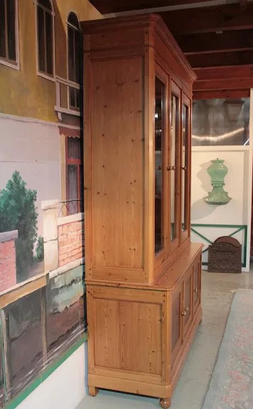 Deux-Corps Bibliothèque en Pichpin XXeme