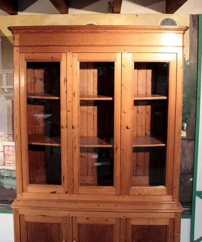 Deux-Corps Bibliothèque en Pichpin XXeme