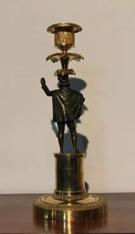 Paire de Flambeaux en Bronze XIXeme