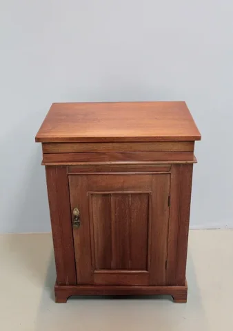 Meuble Lavabo de Bateau Anglais en Acajou XXe