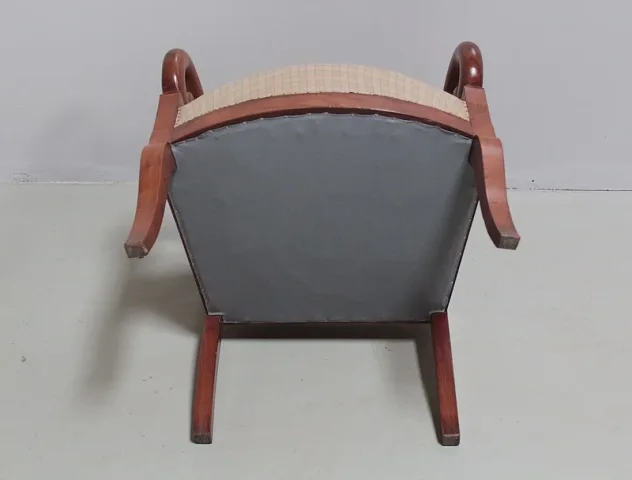 Fauteuil Restauration en merisier XIXeme