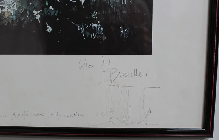 LITHOGRAPHIE VON FRANCOIS BOUCHEIX