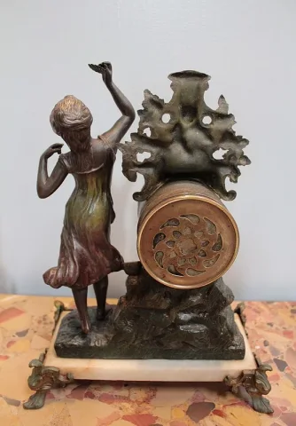 Garniture de Cheminée en Régule XXeme