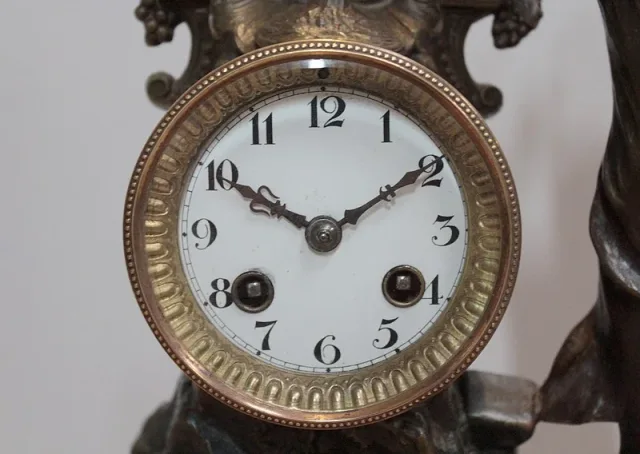 Garniture de Cheminée en Régule XXeme