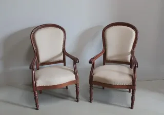 PAIR LOUIS PHILIPPE PERIODE SESSEL