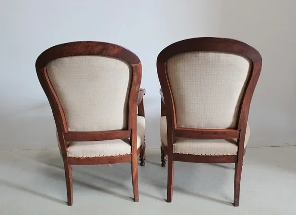 PAIR LOUIS PHILIPPE PERIODE SESSEL