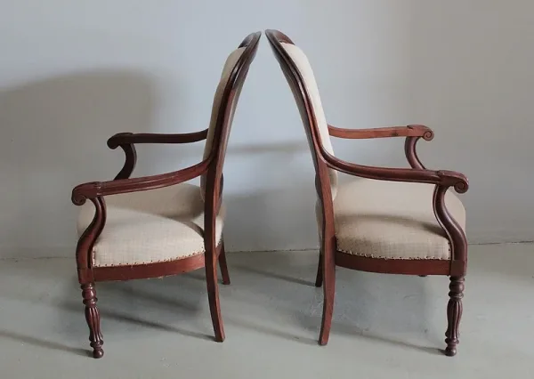 PAIR LOUIS PHILIPPE PERIODE SESSEL