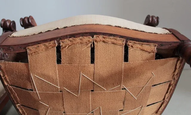 Paire de Fauteuils L Philippe en Acajou XIXeme