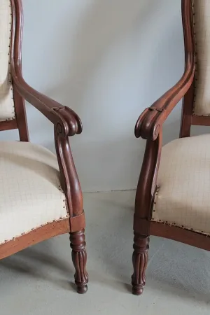 PAIR LOUIS PHILIPPE PERIODE SESSEL