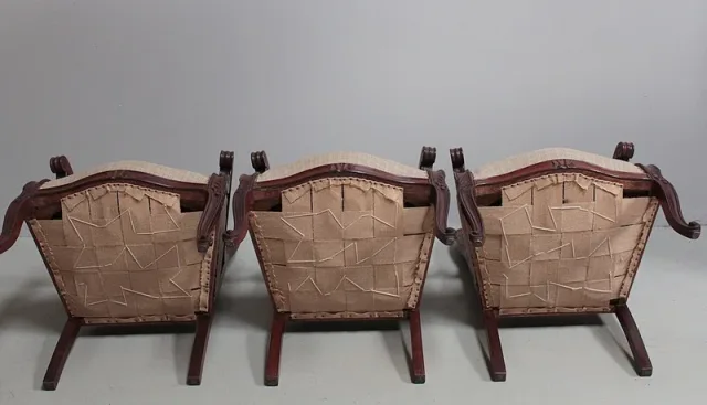 Trois Fauteuils NAPOLEON III XIXeme