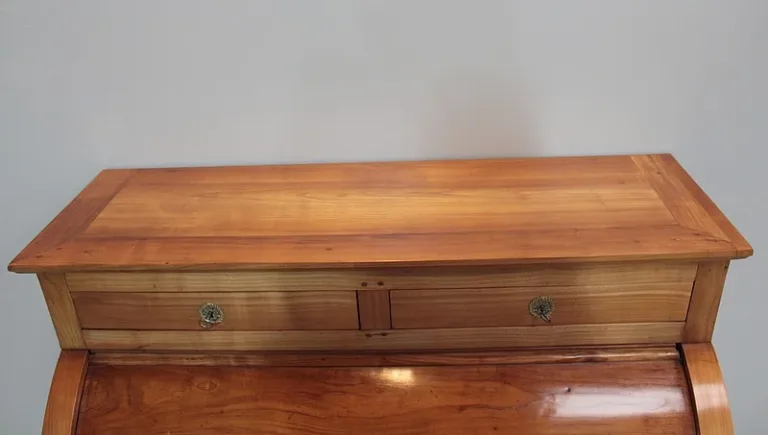Commode-Bureau Empire en Merisier XIXeme