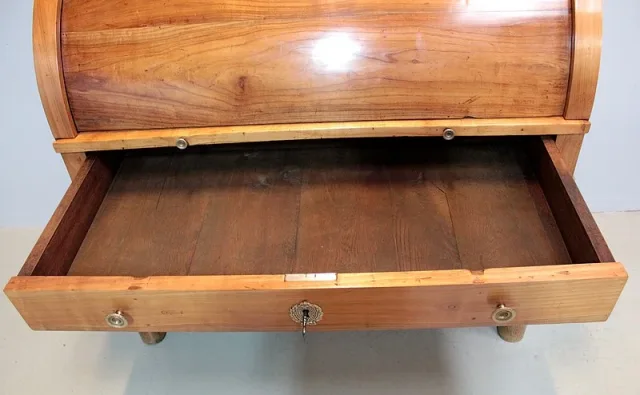 Commode-Bureau Empire en Merisier XIXeme