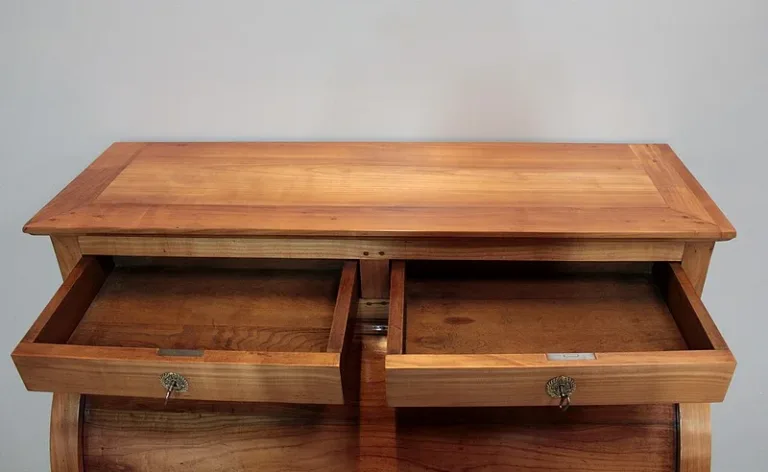 Commode-Bureau Empire en Merisier XIXeme