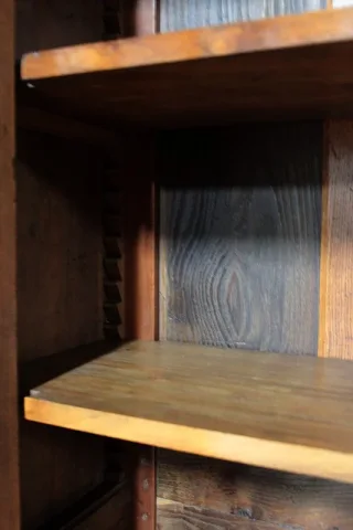 Bibliothèque Restauration en Noyer XIXeme