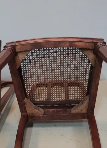 Chaises L. Philippe en Acajou XIXeme