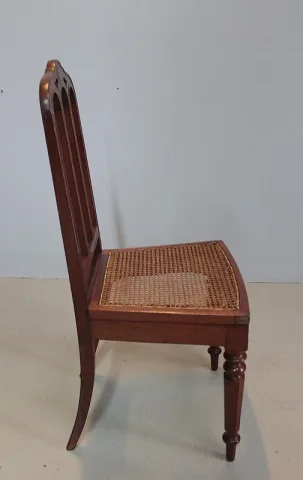 Chaises L. Philippe en Acajou XIXeme