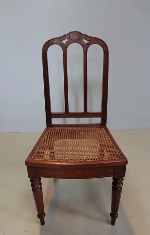 Chaises L. Philippe en Acajou XIXeme
