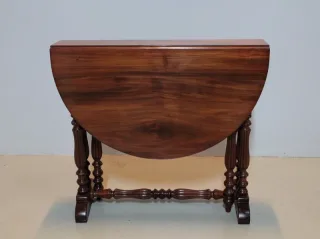 Table "Gate-leg" en Acajou de Cuba  XIXeme