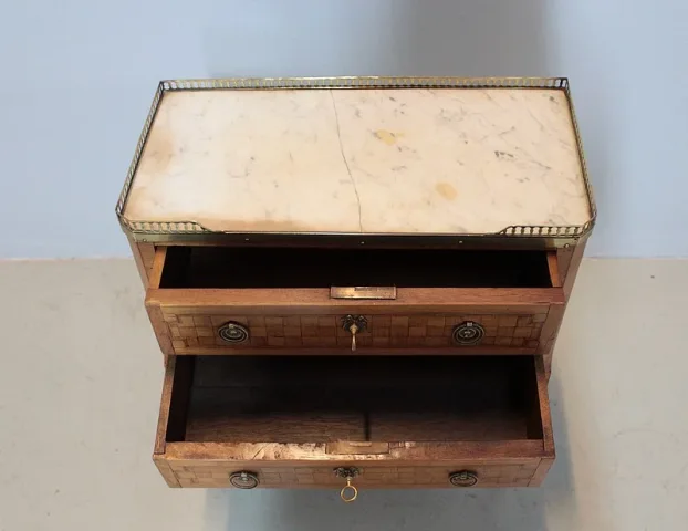 LOUIS XV STYLE CHIFFONNIERE TABLE