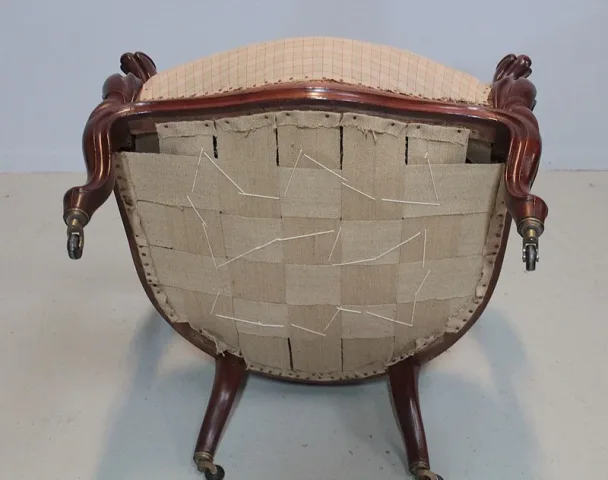 Fauteuil NAPOLEON III en Acajou XIXeme