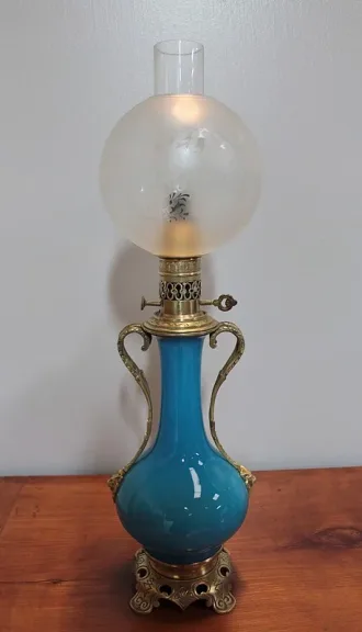 PAAR NAPOLEON III PERIODENLAMPEN