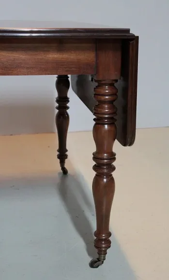 Table à Volets L. Philippe en Axajou XIXeme