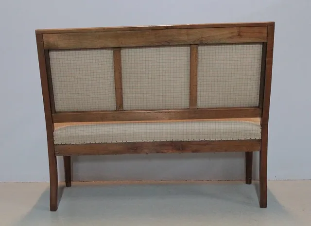 Banquette Directoire en Merisier XIXeme