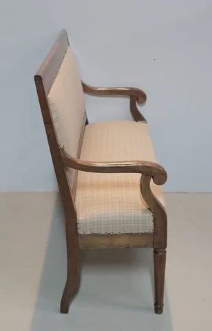 Banquette Directoire en Merisier XIXeme