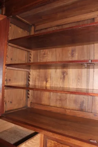 Bureau-Cylindre Bibliothèque Louis XVI en Acajou XVIIIe