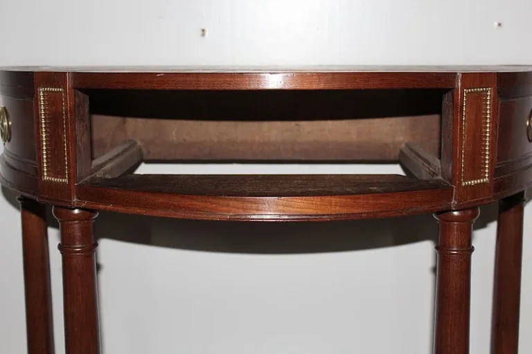 Console Louis XVI demi-lune en Acajou  XVIIIeme