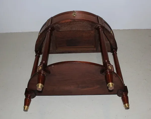 Console Louis XVI demi-lune en Acajou  XVIIIeme