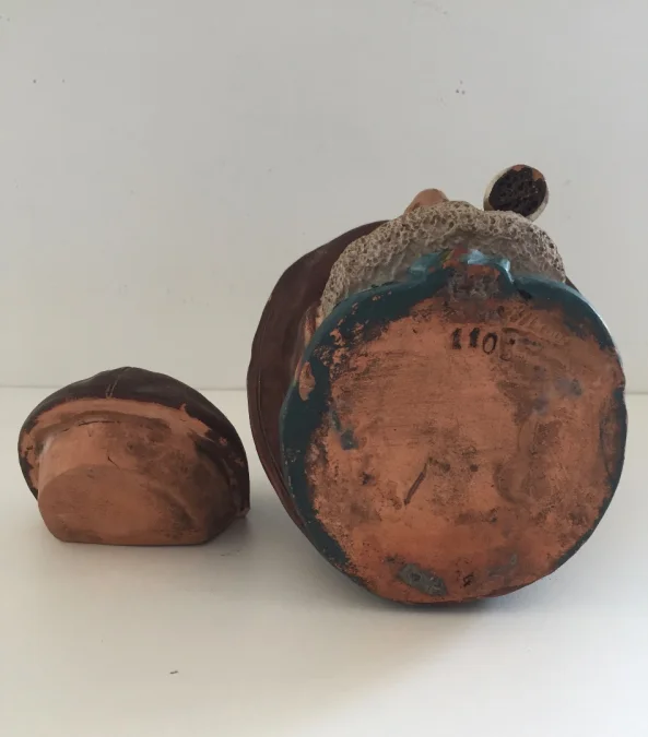Pot à tabac en terre cuite