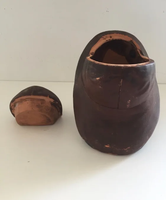 Pot à tabac en terre cuite