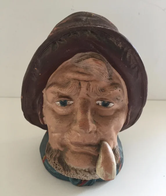 Pot à tabac en terre cuite