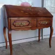 Bureau dos d âne marqueté