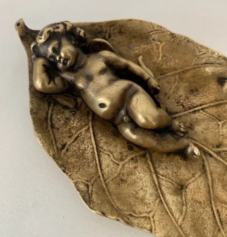 GILT BRONZE DISH