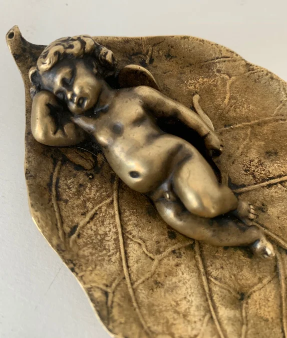 GILT BRONZE DISH