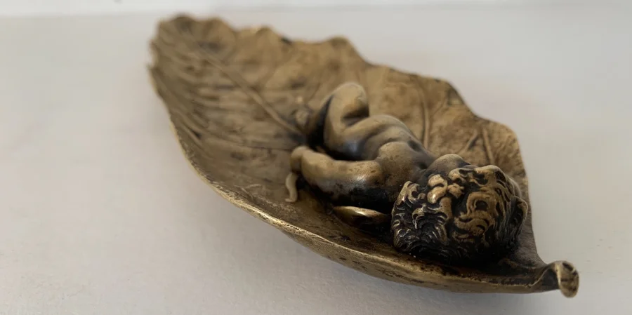 GILT BRONZE DISH