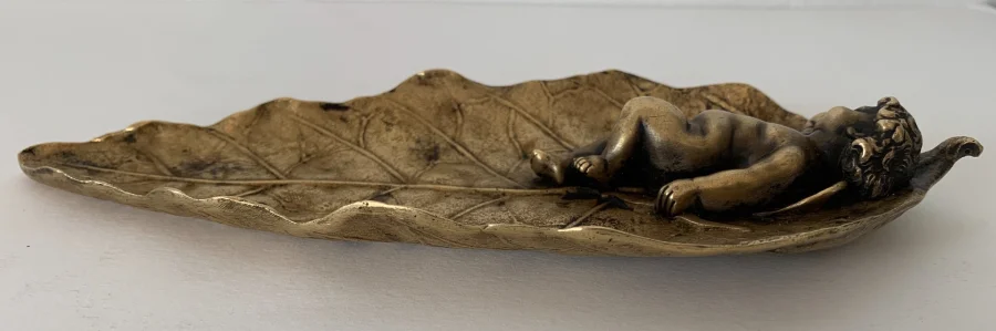 GILT BRONZE DISH