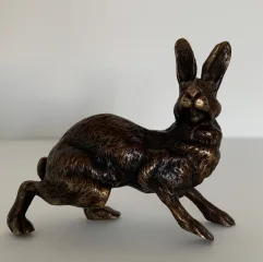 Lièvre , Sujet en bronze