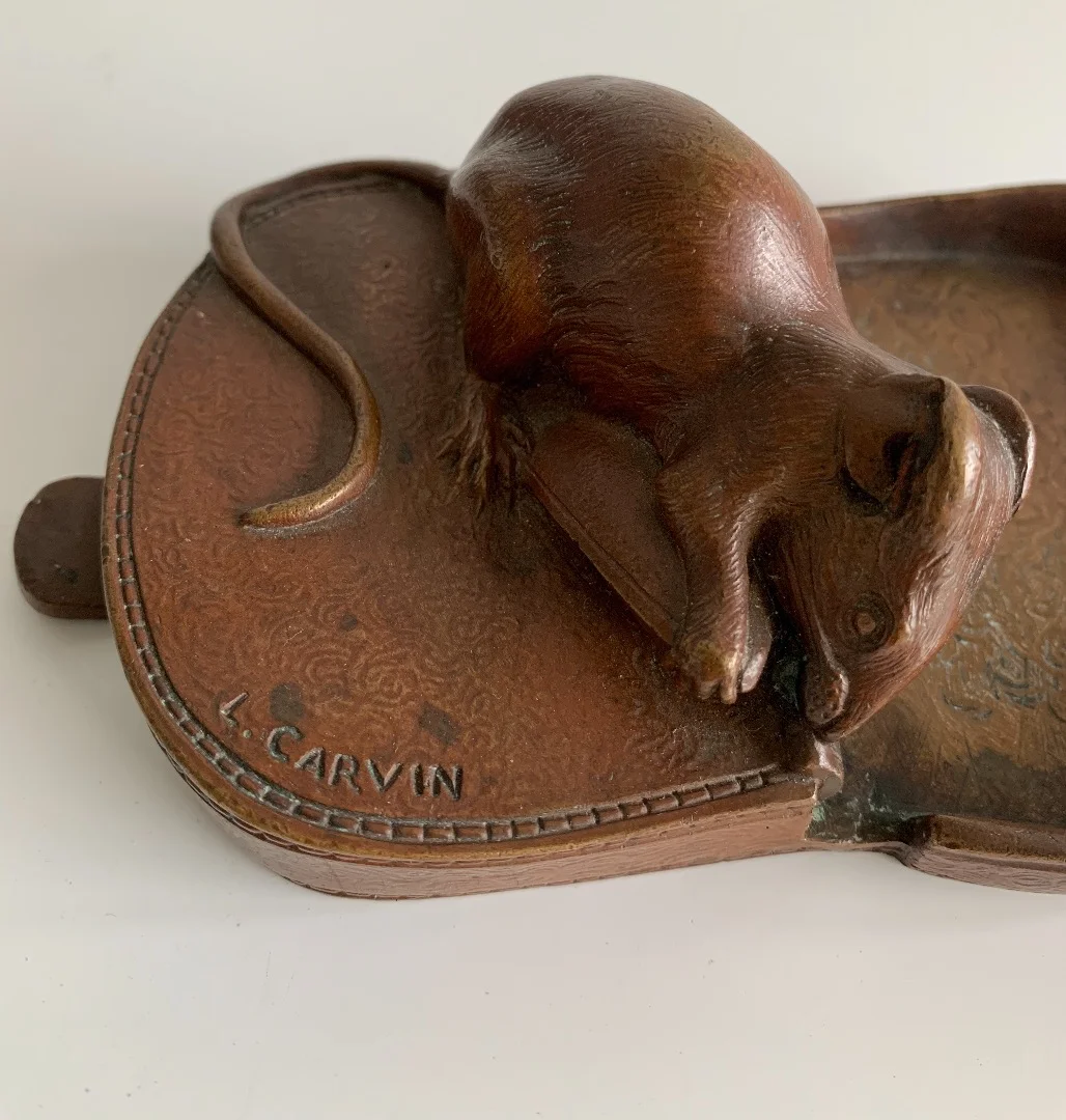 Petite Souris, sculpture en bronze