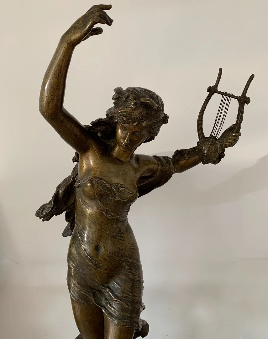 BRONZE SKULPTUR signiert Math Moreau