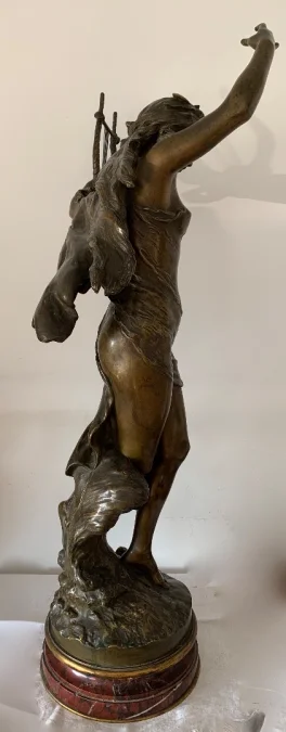 BRONZE SCULPTURE signed Math Moreau