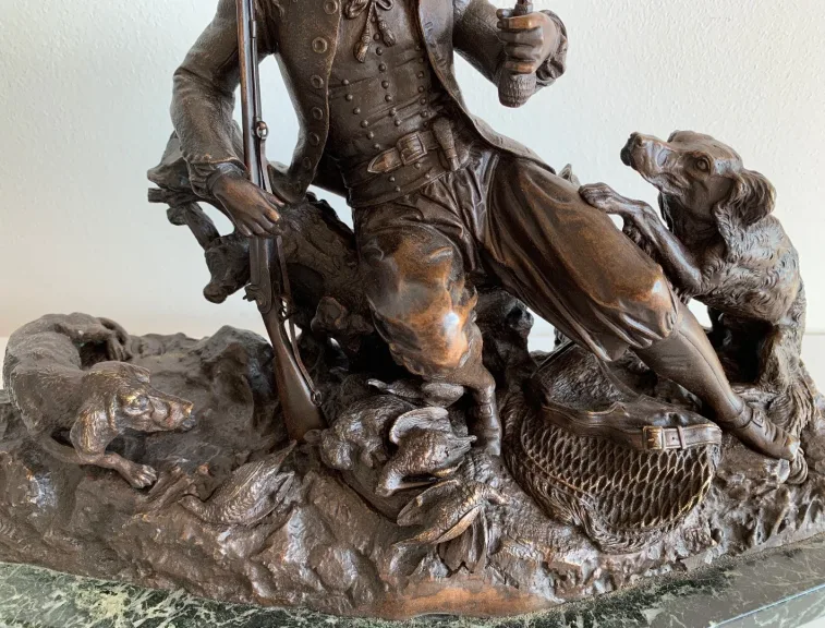 BRONS SCULPTUUR ondertekend MOIGNIEZ