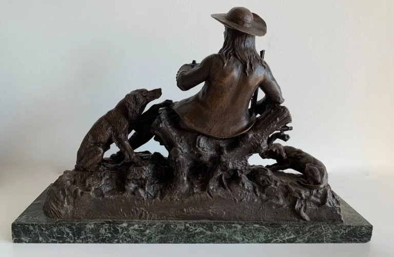 BRONS SCULPTUUR ondertekend MOIGNIEZ