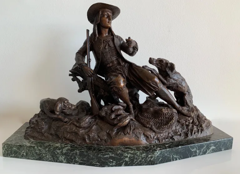 BRONS SCULPTUUR ondertekend MOIGNIEZ