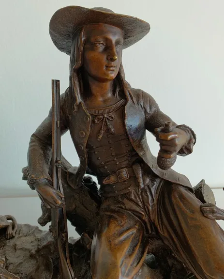 BRONS SCULPTUUR ondertekend MOIGNIEZ